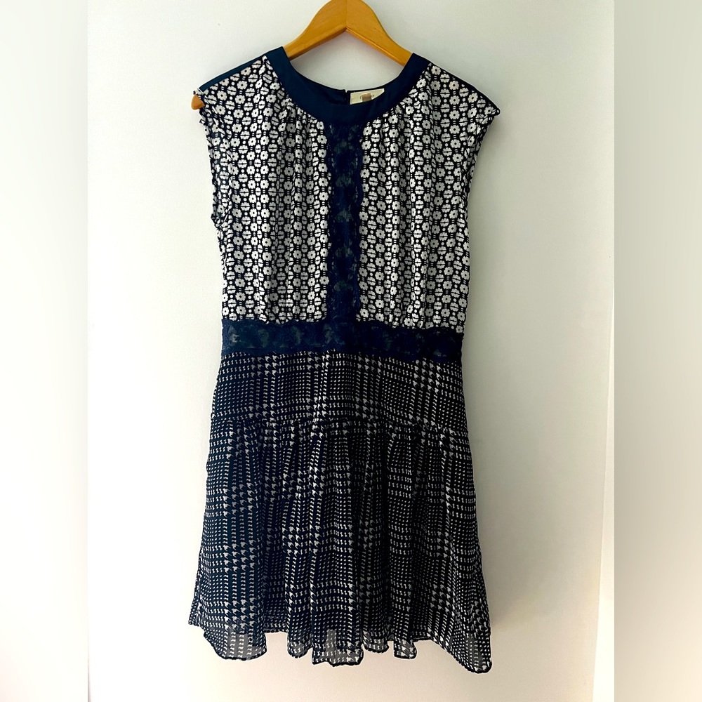 Boutique blue and white dress